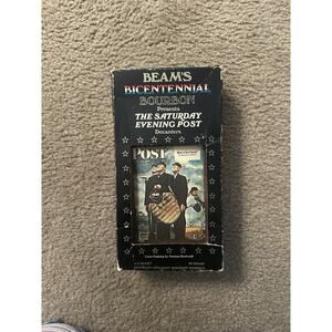 Beams Bicentennial Bourbon Presents The Saturday Evening‎ Post EMPTY BOTTLE